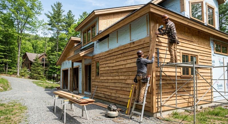 Wood Barn Siding Installation in Stamford, CT