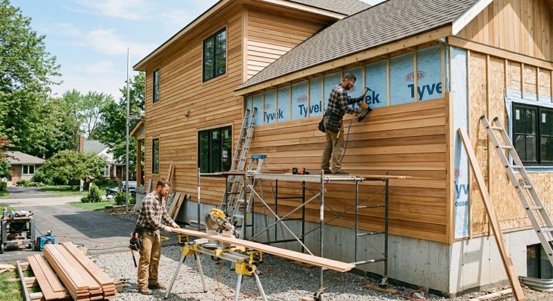 Wood Barn Siding Installation in Stamford, CT
