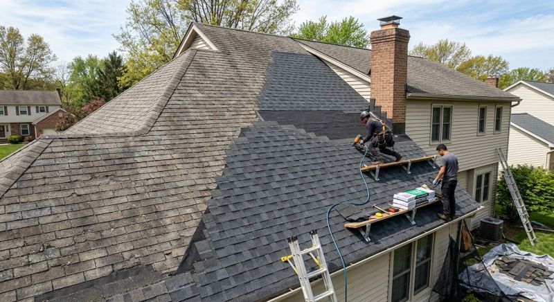 Damaged Roof Replacement in Alexandria, VA