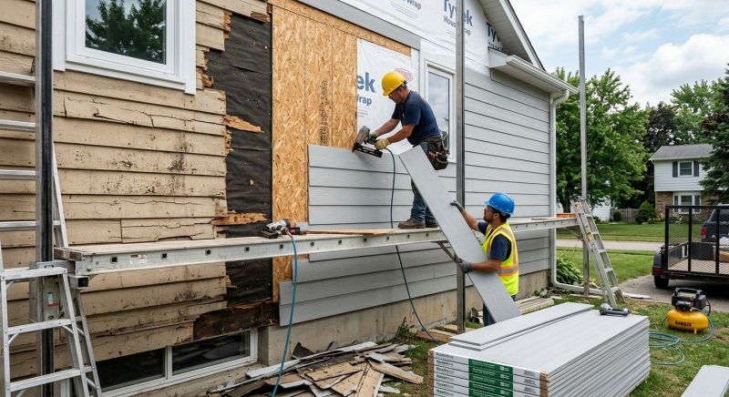 Fiberboard Siding Installation in Stamford, CT